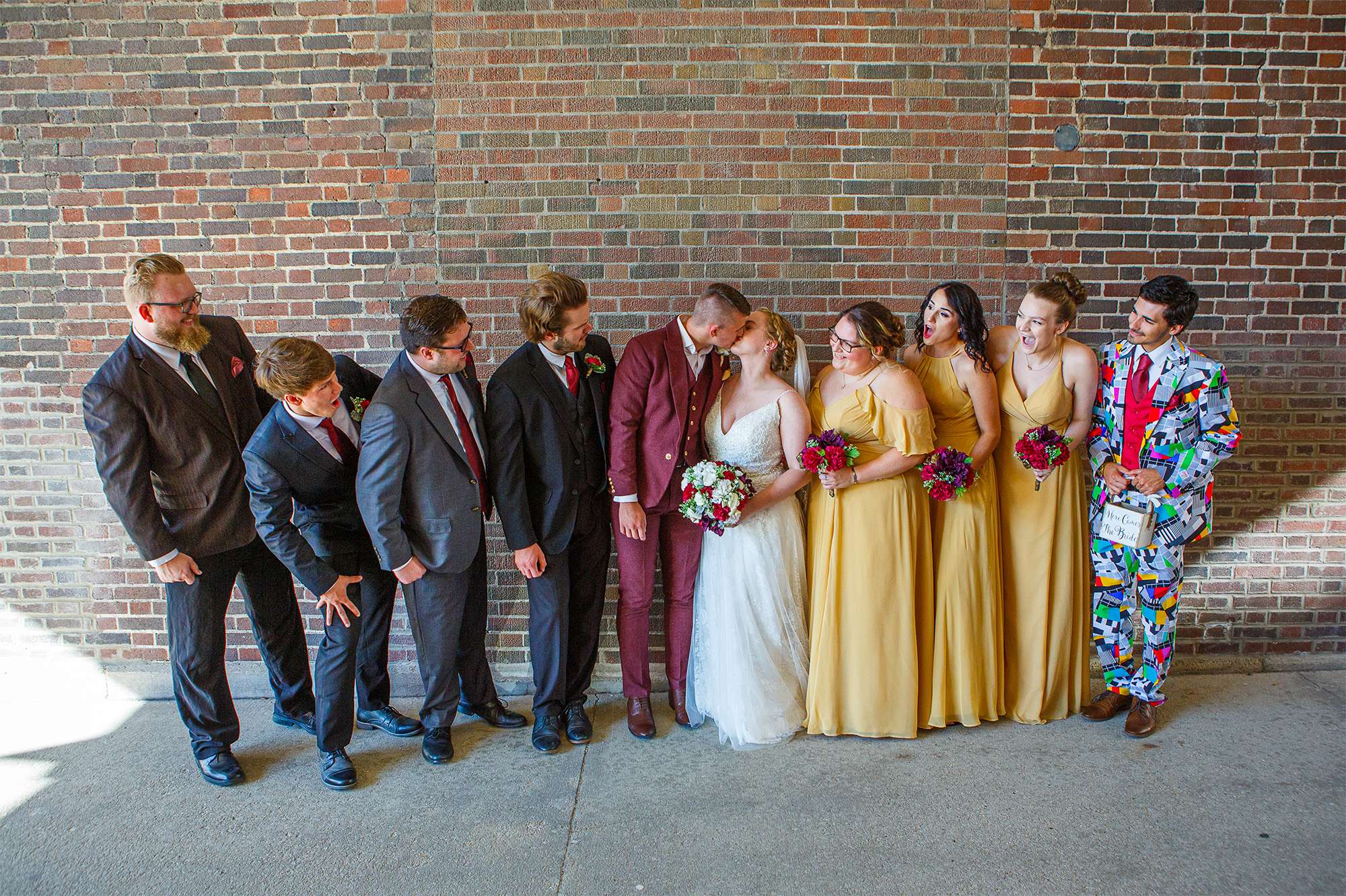 Fond du Lac Wedding with an Art Deco Backdrop
