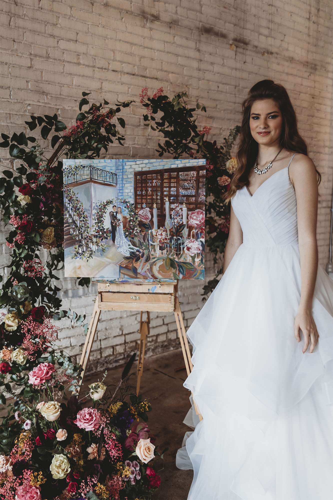 Hiring a live Painter for your Wedding