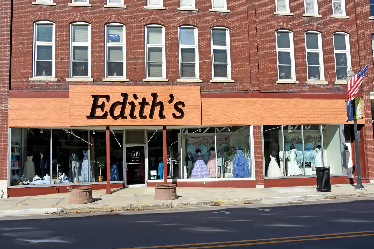 Exterior of Edith's in downtown Fond du Lac.