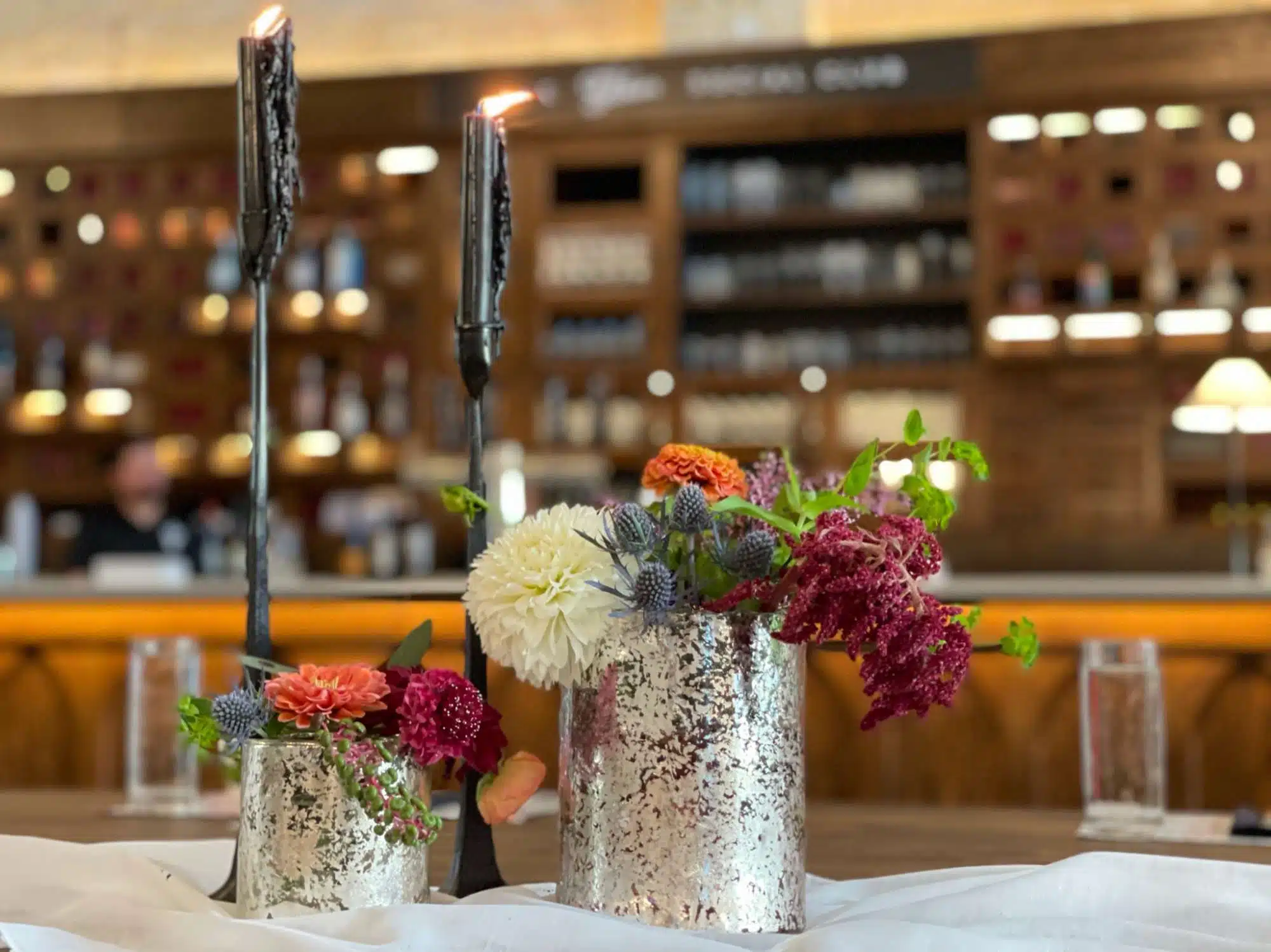 Centerpiece at the Gibson Social Club in Oshkosh, WI