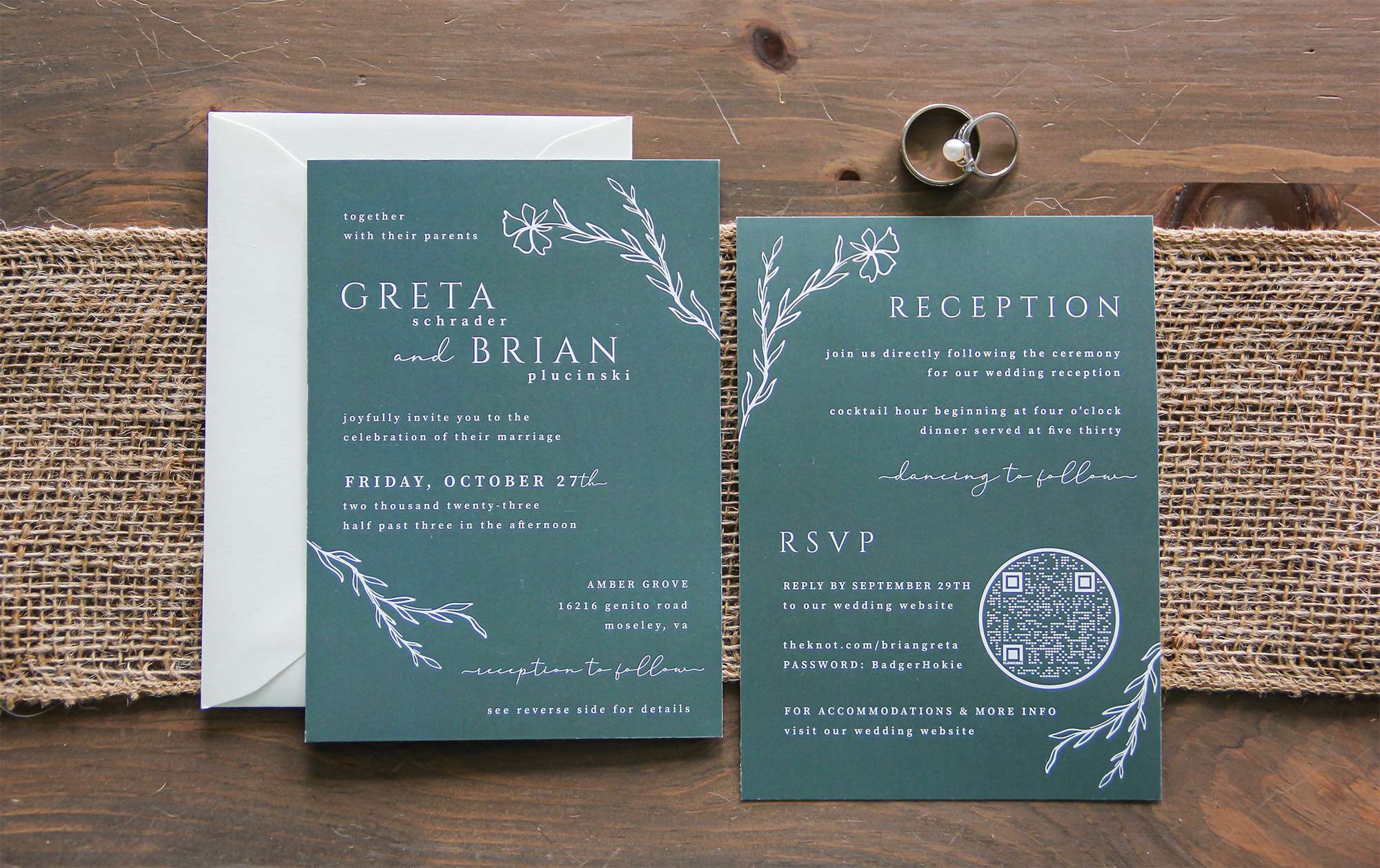 Simple botanical design by L.designs.