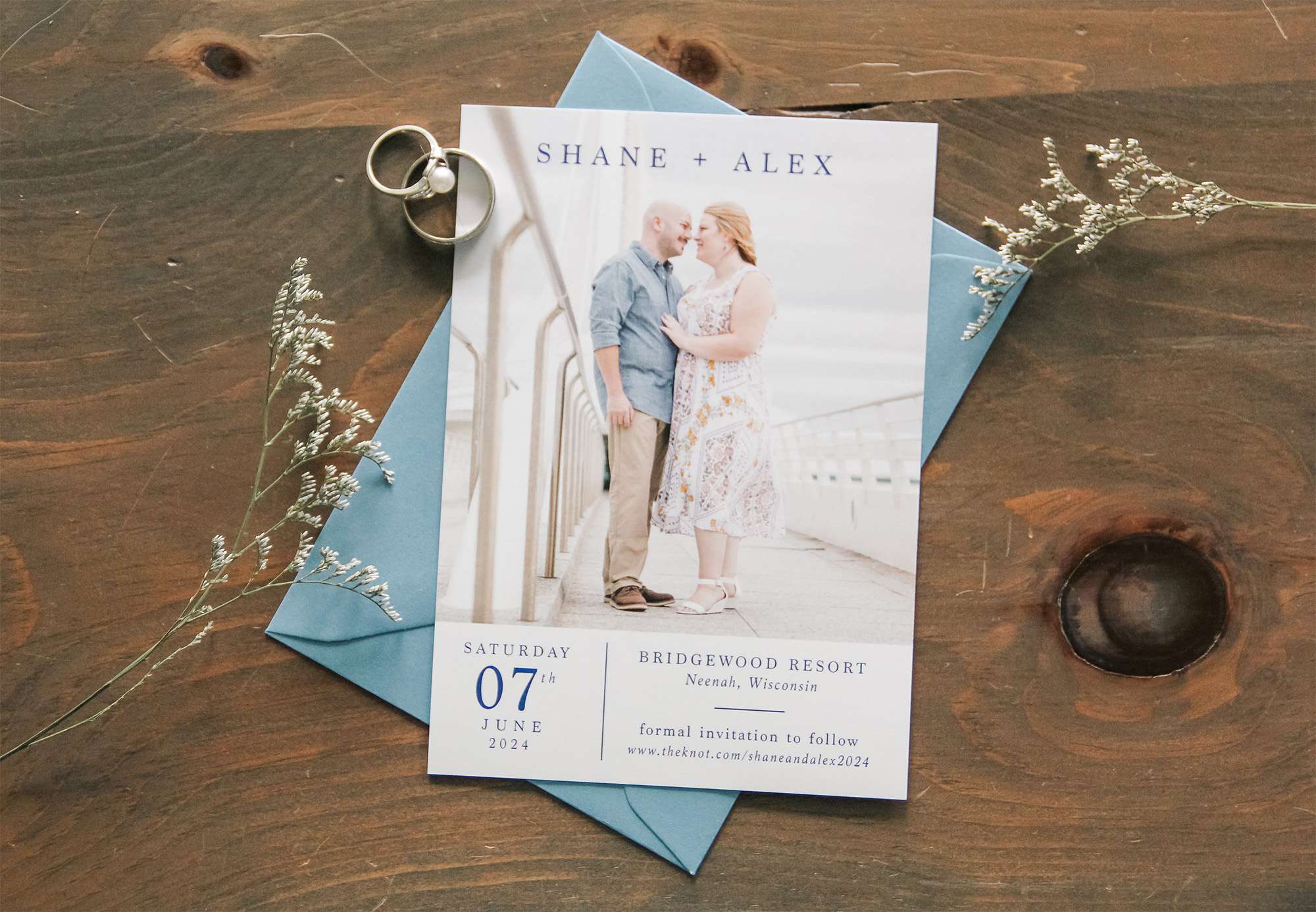 Photo save the date by L.designs.