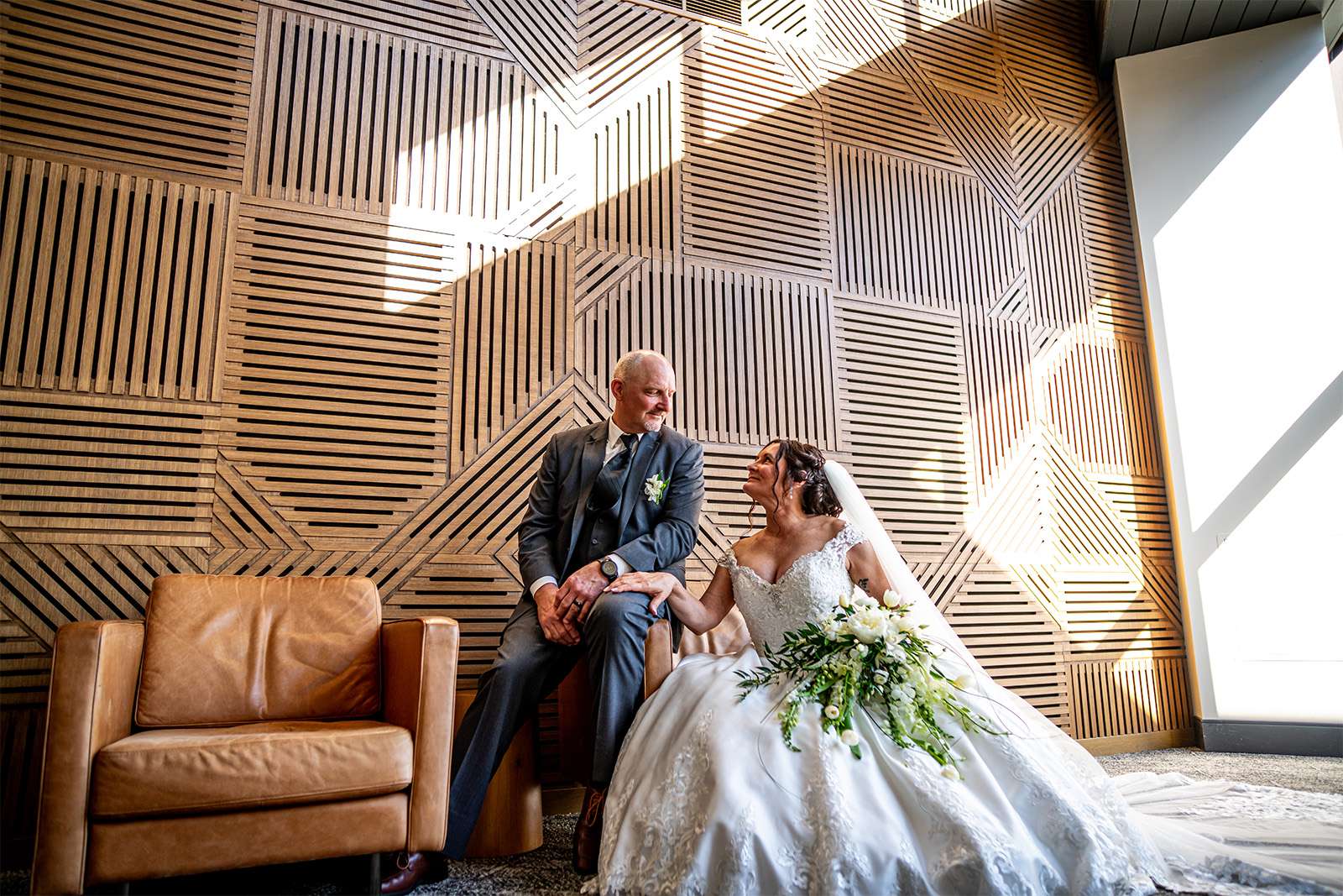 Patty & Ed's Spring Oneida Casino Hotel Wedding