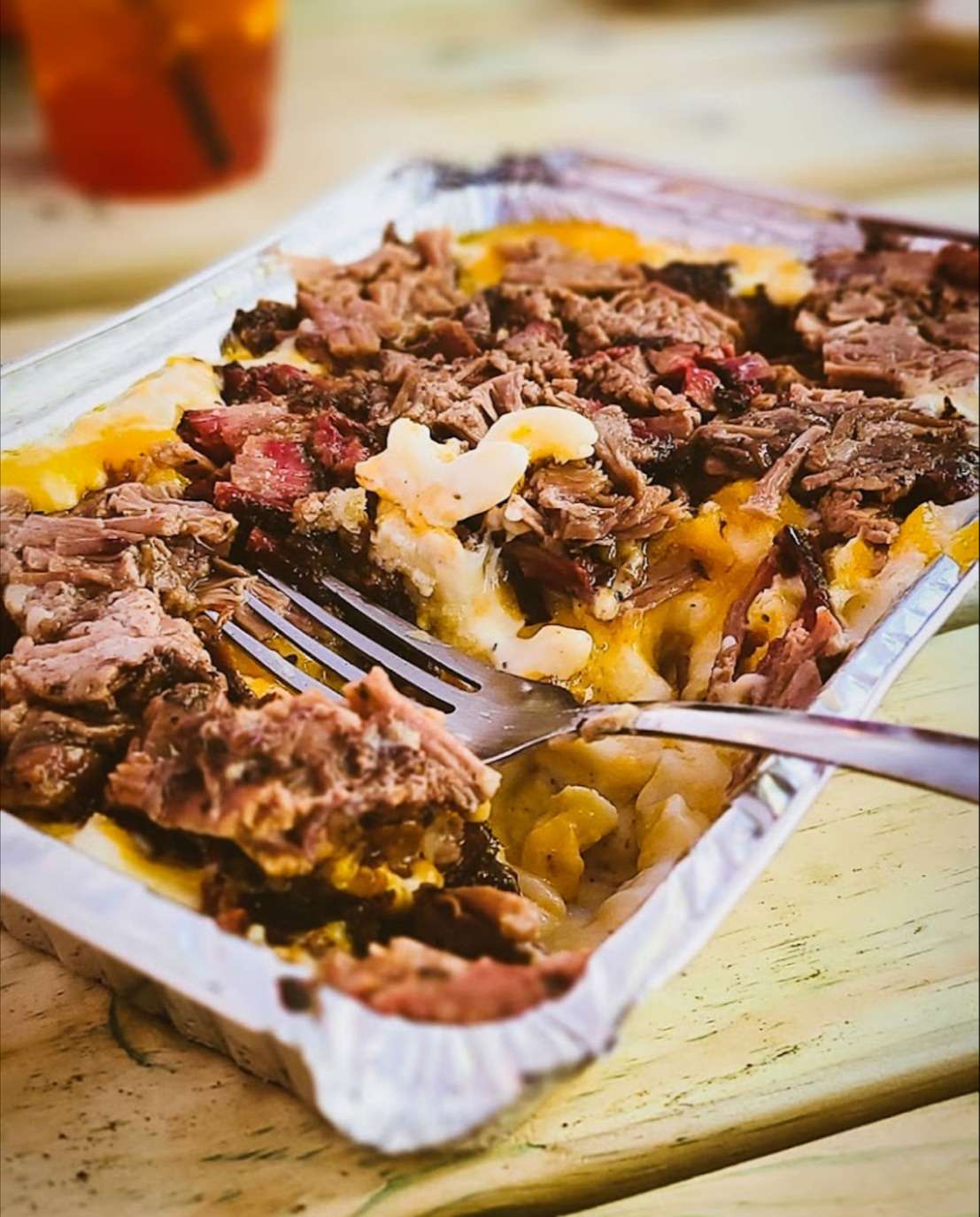 Brisket topped Mac by Primal Eats