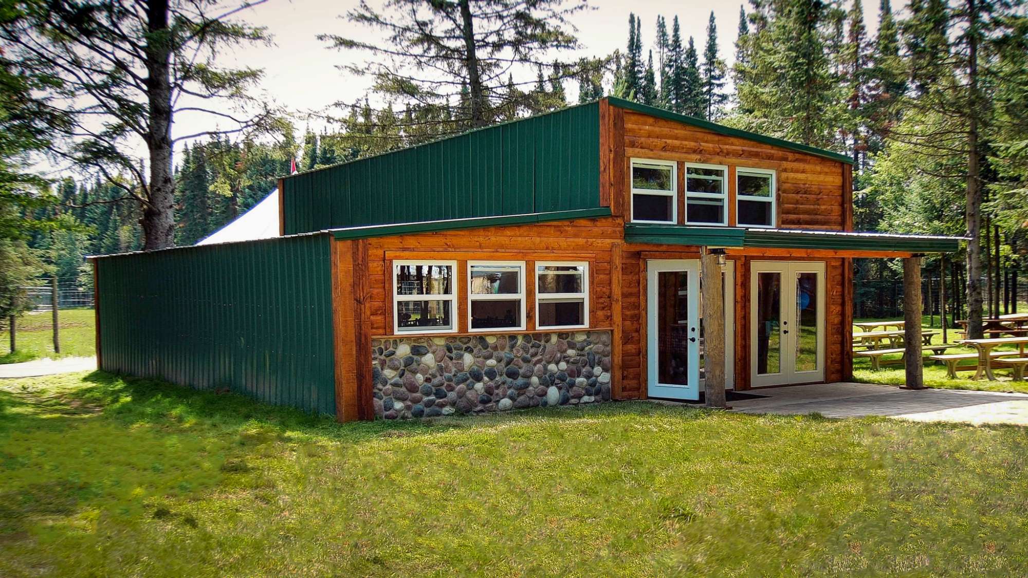 The exterior of the Tree House at Primal Eats