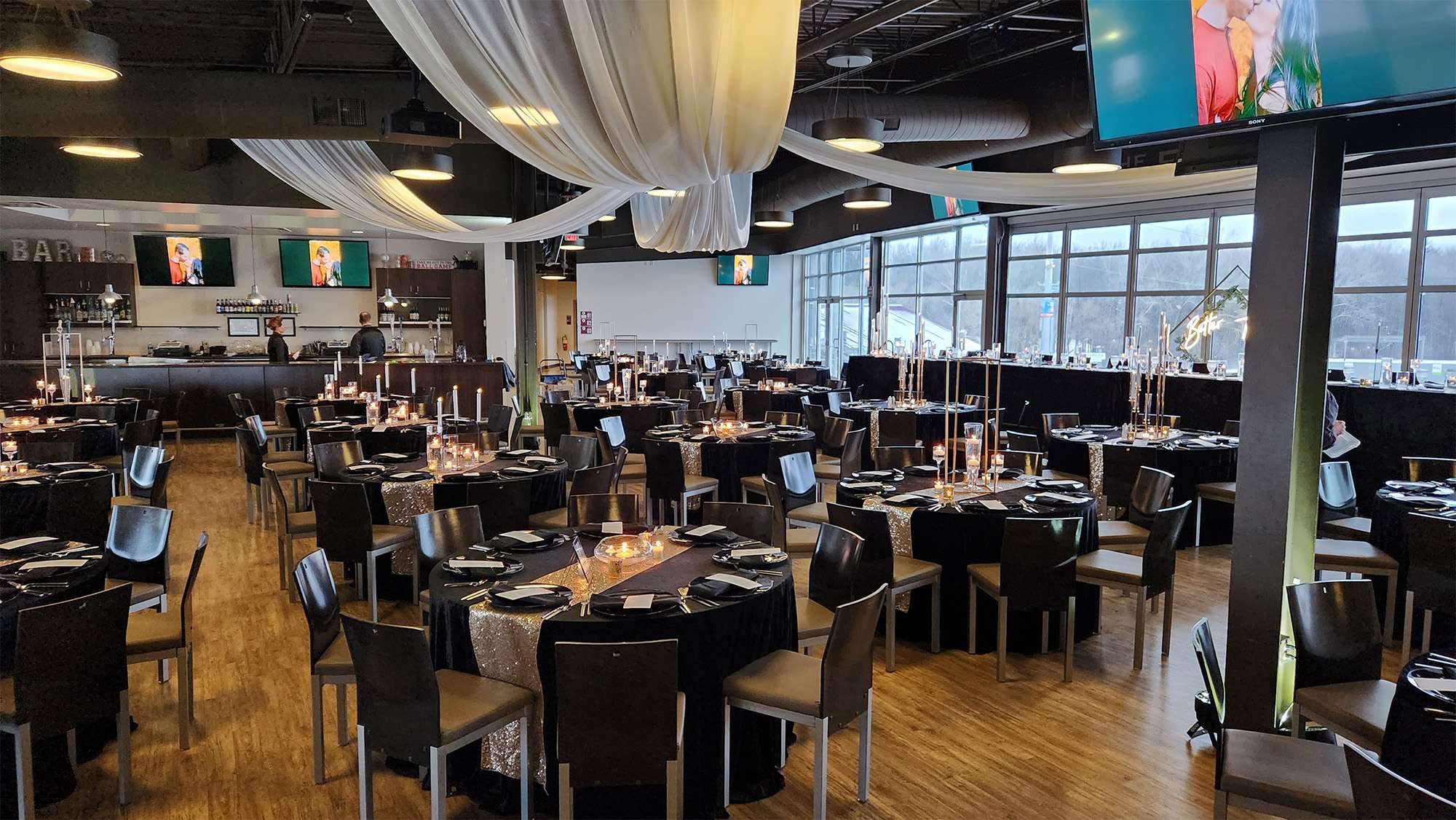 Wedding reception at the The Fox Club.