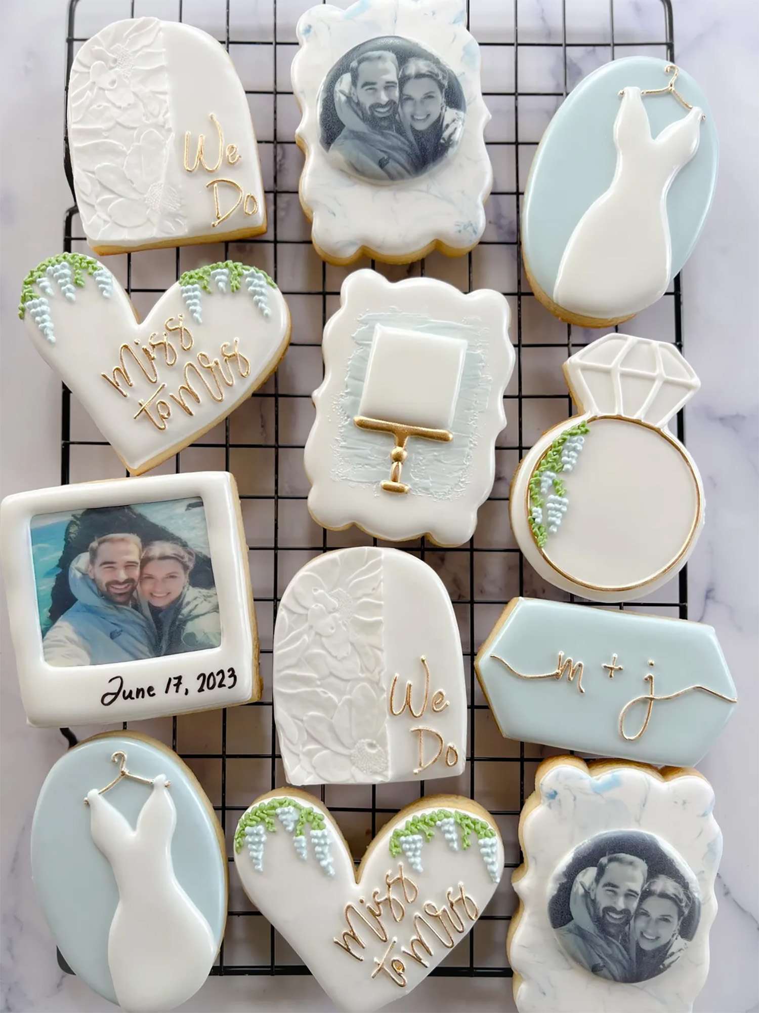 Miss to Mrs. Cookies created by the Green Bay Cookie Co