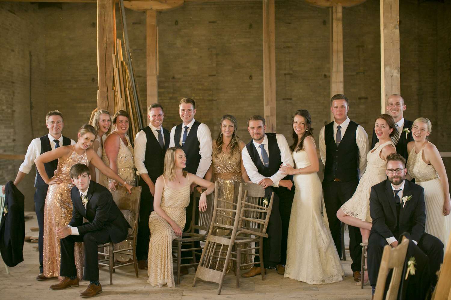 Allie and Michael’s Family-Style Dinner Party Wedding at Carstens Mill