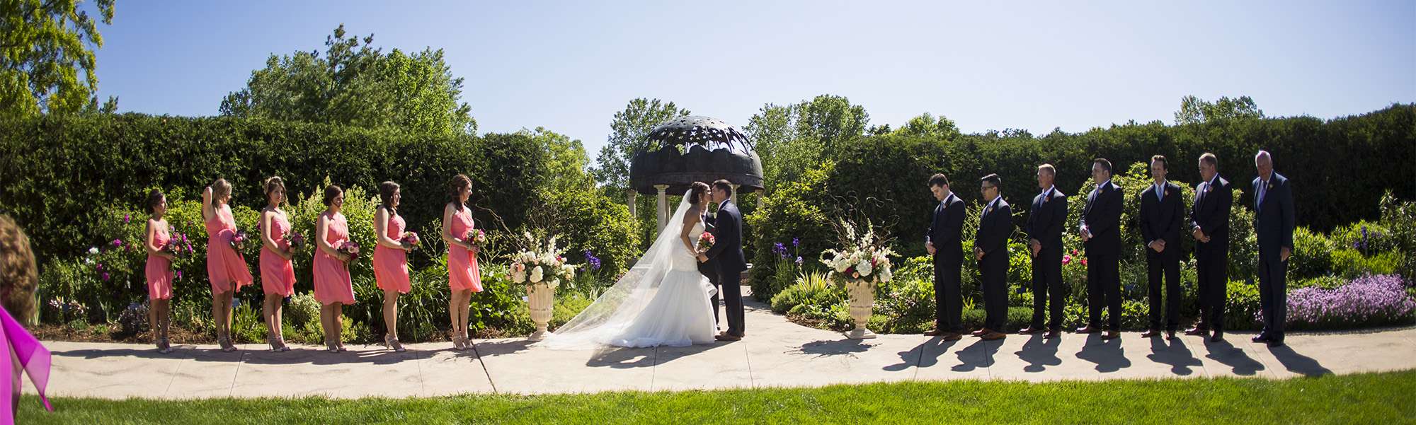Jason & Emily’s lush Green Bay Botanical Wedding