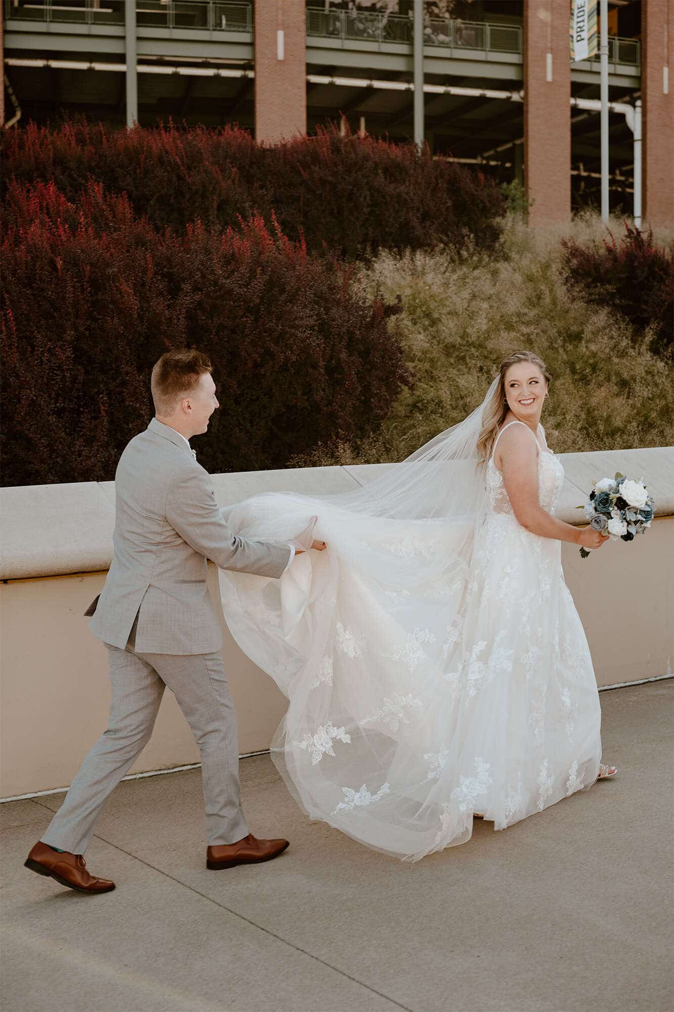 Bridal gown from Davids Bridal in Green Bay