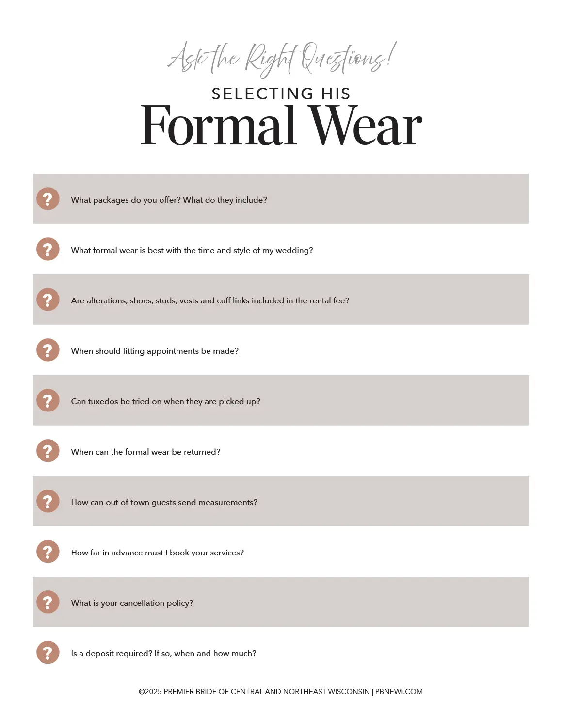 Ask the Right Questions