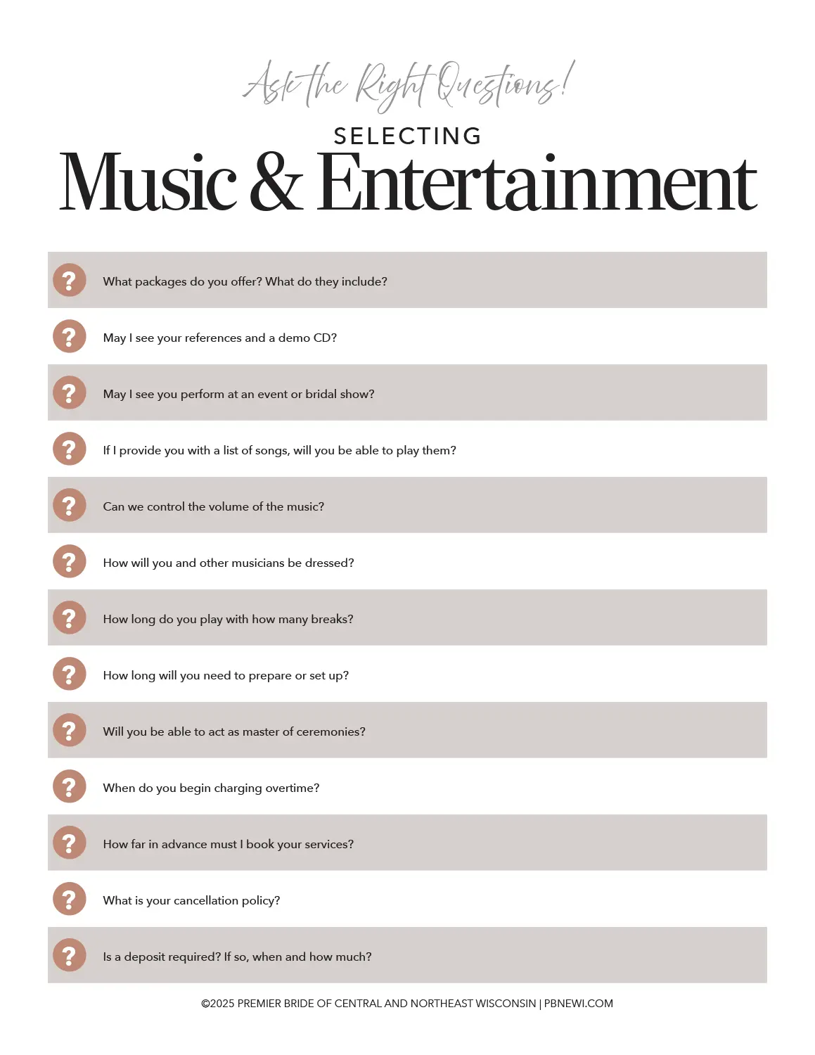 Ask the Right Questions