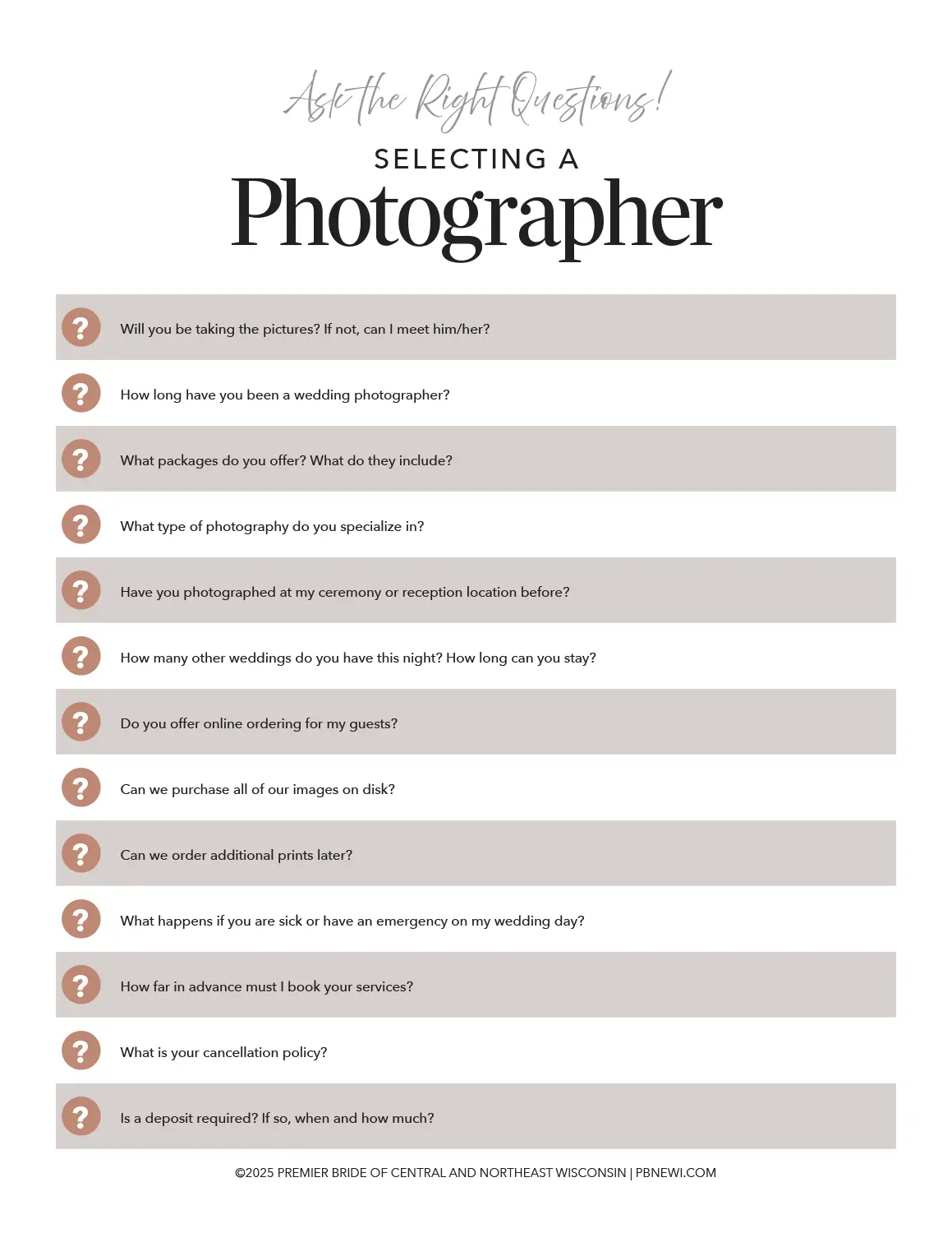 Ask the Right Questions