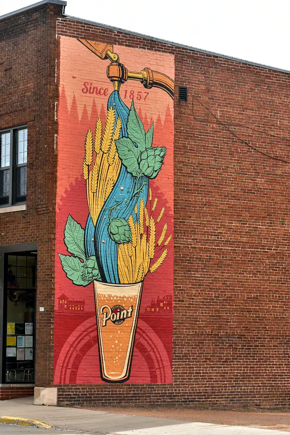 Point Beer Mural, Stevens Point Point Beer Mural, Stevens Point