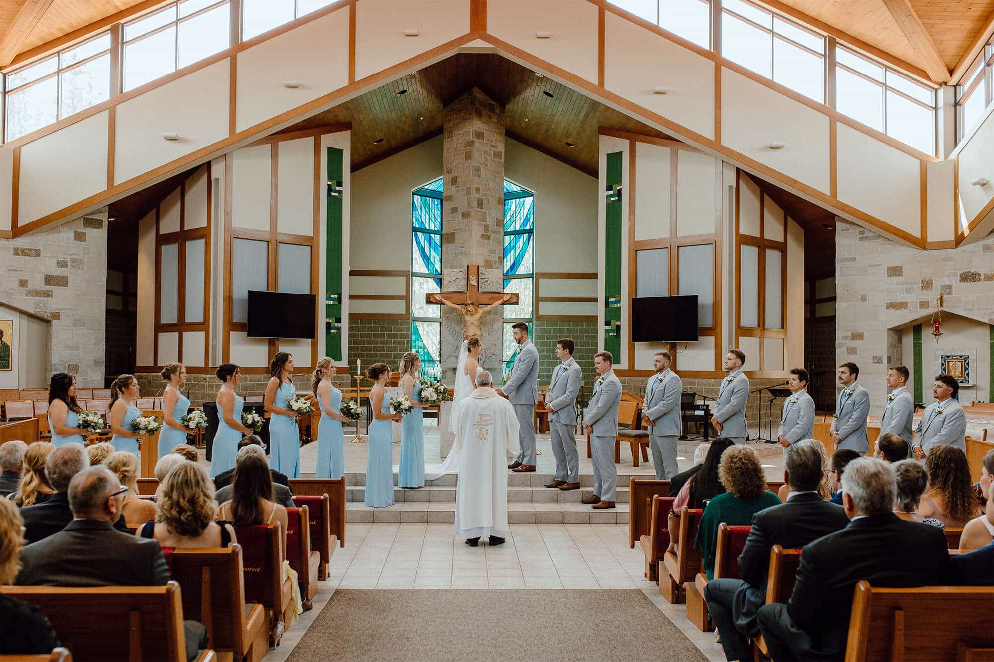 Ceremony at St. Peter the Fisherman Catholic Church