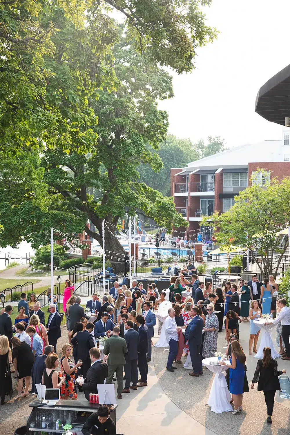 Wedding welcome party at the Heidel House on Green Lake. Wedding welcome party at the Heidel House on Green Lake.