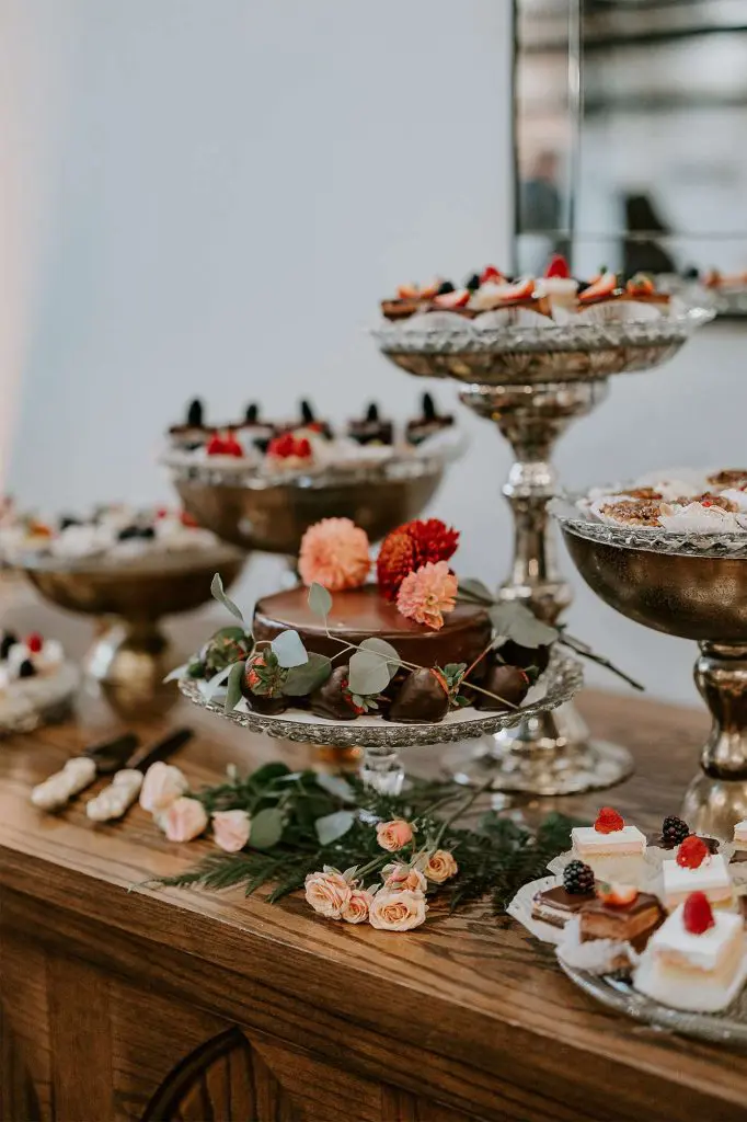 Beautiful sweets table at Gibson Social Club Wedding. Beautiful sweets table at Gibson Social Club Wedding.