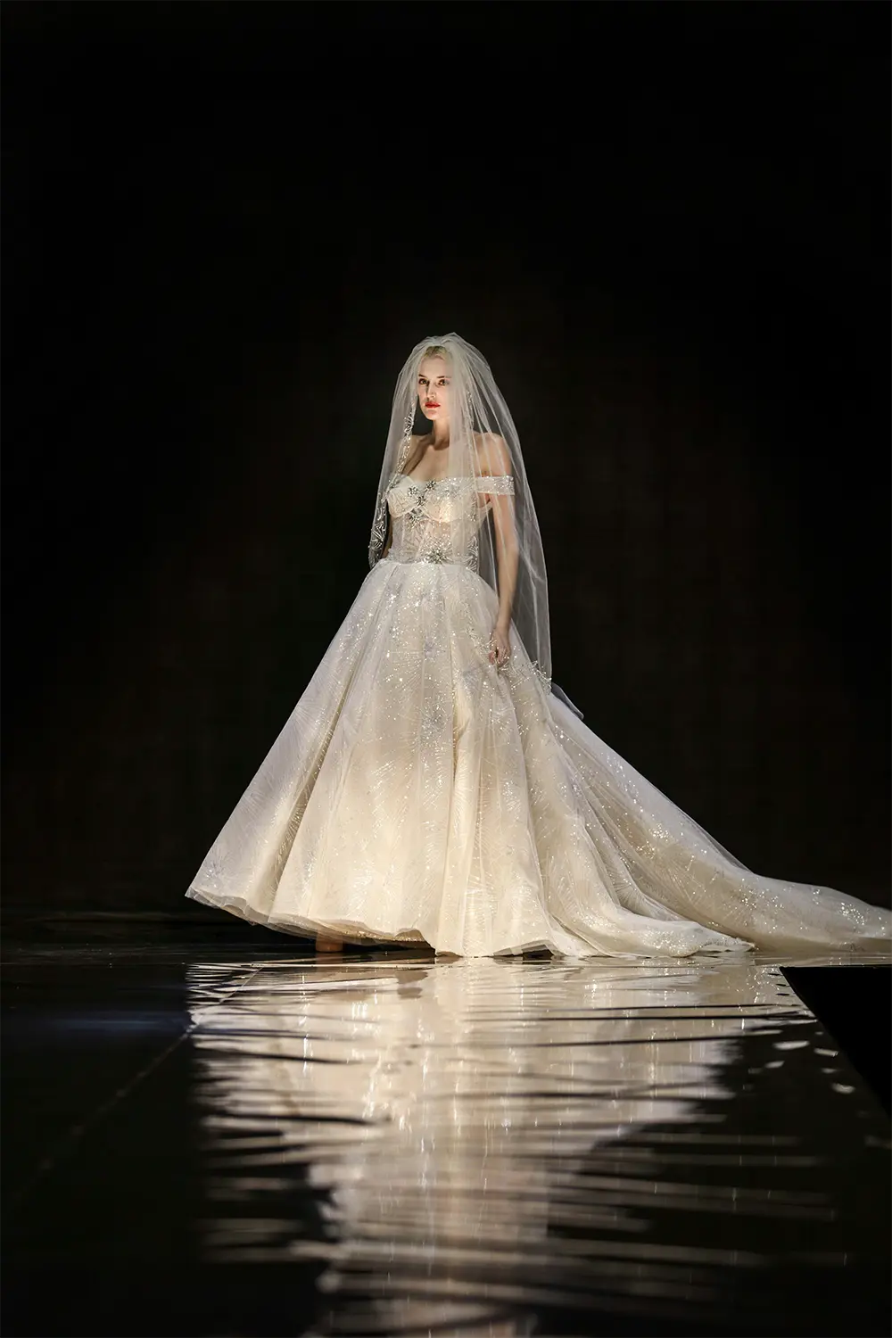 Couture bridal fashion show. Couture bridal fashion show.