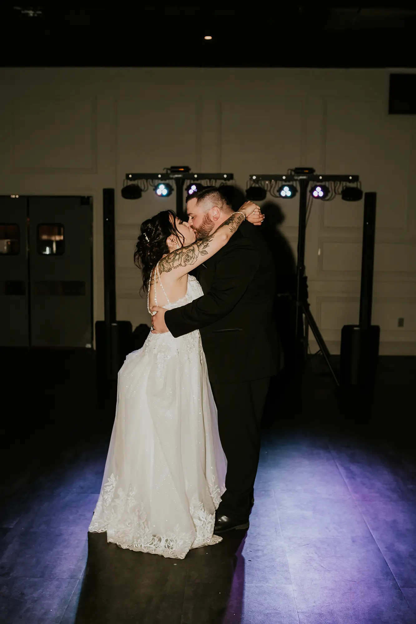 Brianna and Cody’s first dance at their Stadium View reception in Green Bay. Brianna and Cody's first dance at their Stadium View reception in Green Bay.