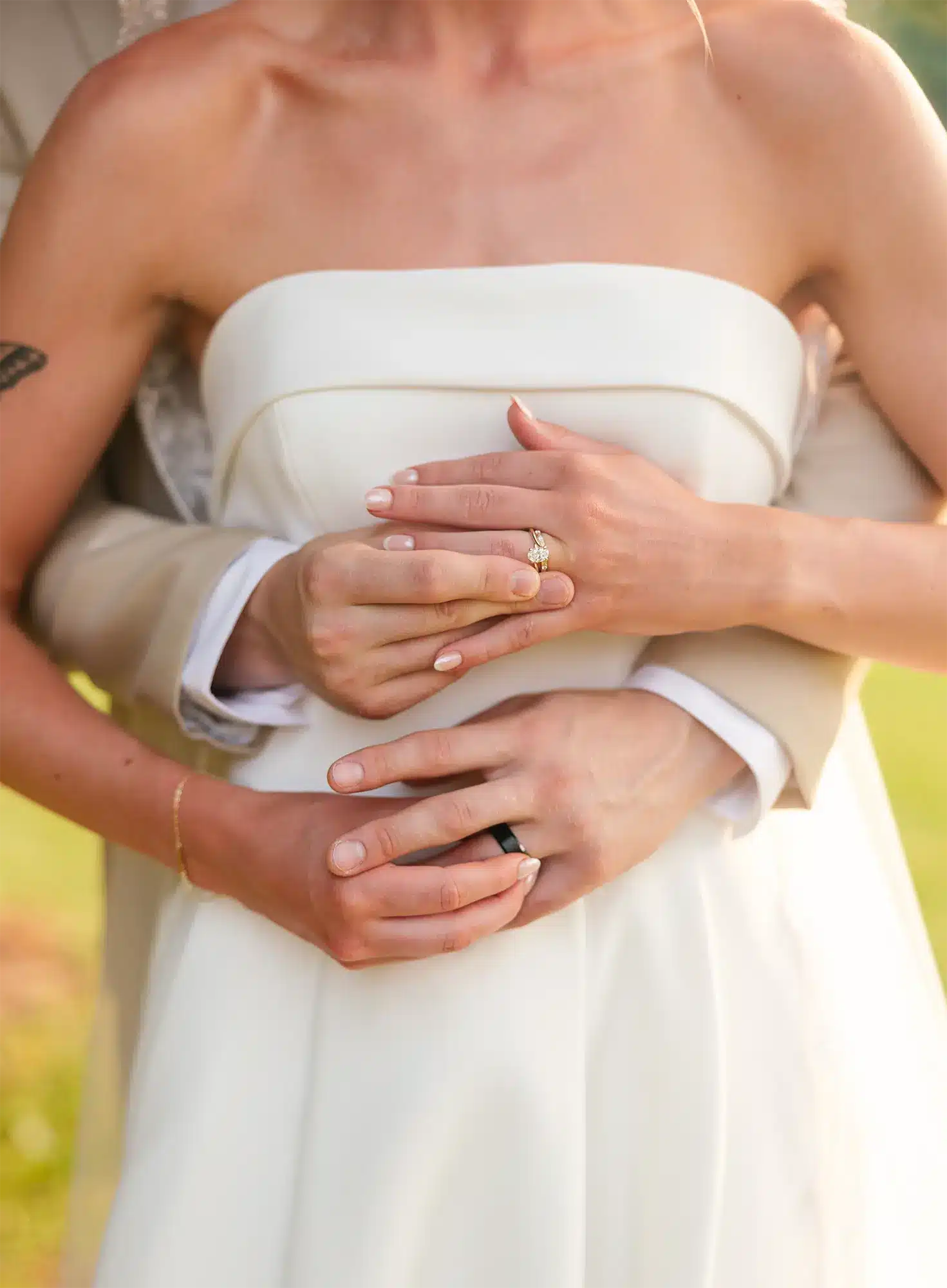 Peyton and Adam's Intimate Celebration Beneath the Pines