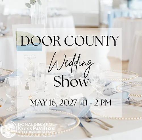 2027 Door CountyWedding Show poster
